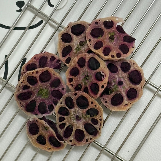 Dehydrated Sweet Potato Lotus Root Chips [30g]